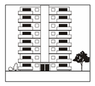 Figre Appartements dans un immeuble de 5 étages ou plus (Code 5)